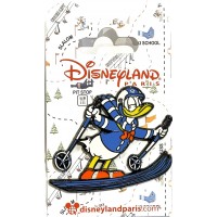 Disneyland Paris Donald Skiing OE Souvenir Pin