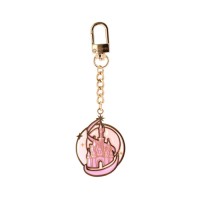 Disneyland Castle Stained Glass Keychain, by Arribas Disneyland Paris