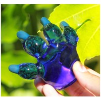 Stitch Hand Hand Paperweight, Arribas Glass Collection