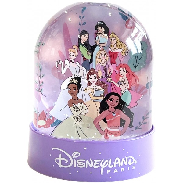 Disney Princesses Plastic Snow Globe, Disneyland Paris