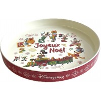 Disneyland Paris Mickey and Friends Holiday Christmas Tarte Platter