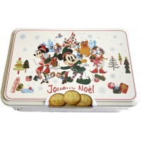 Mickey and Friends Christmas Butter Cookies in a tin, Disneyland Paris 