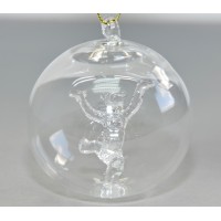 Disney Tigger from Winnie The Pooh Christmas bauble, Arribas Glass Collection