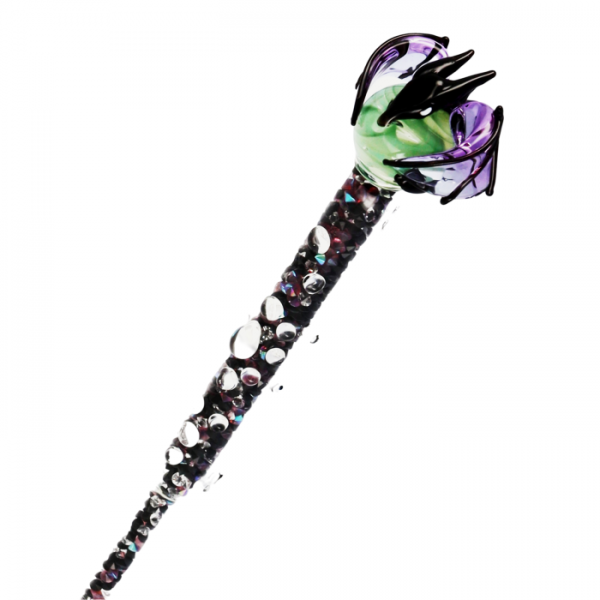 Black Dragon magic glass wand, by Arribas and Disneyland Paris