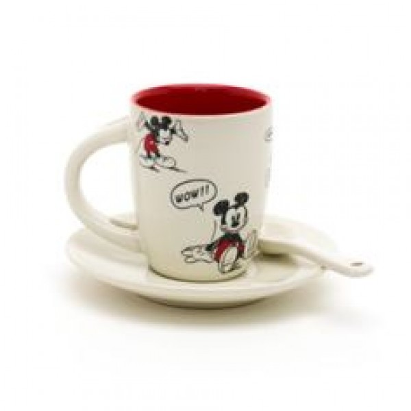 Mickey Mouse Comic Strip Espresso Cup Set